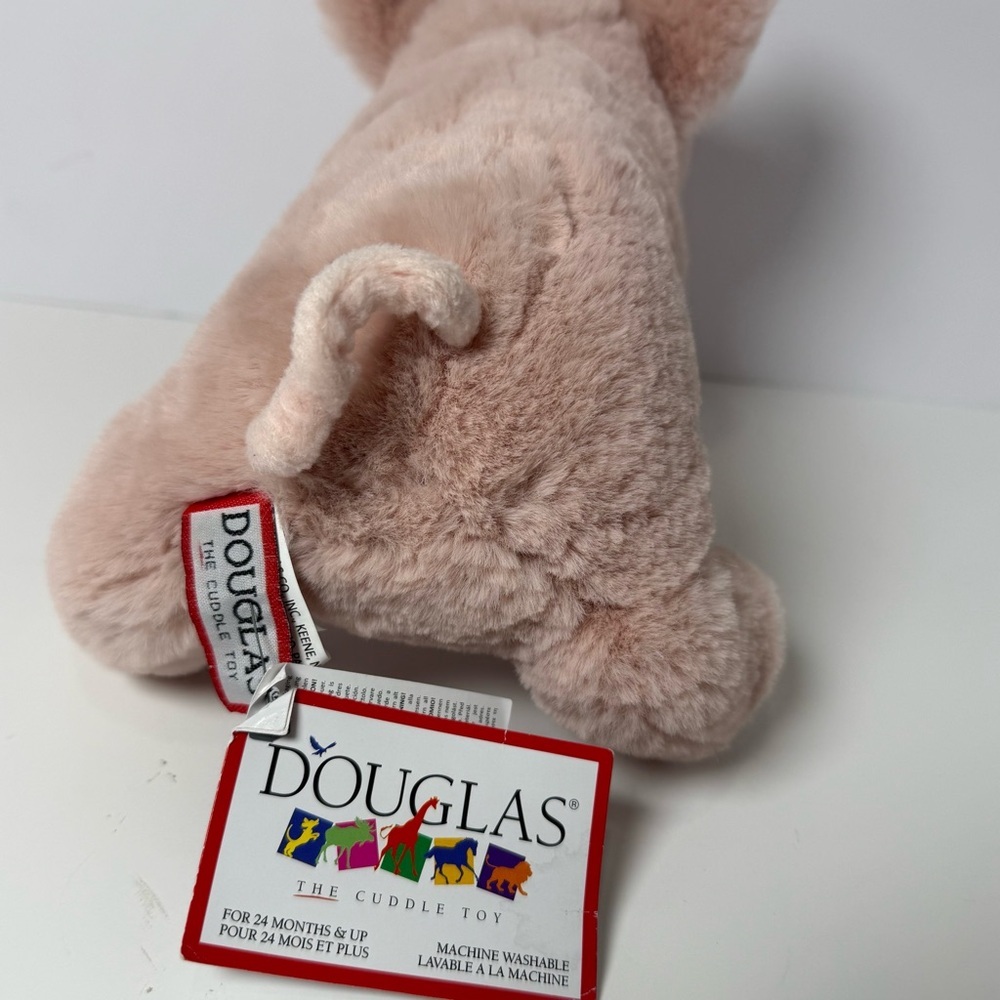 Douglas Pinkie Plush Pig Super Soft Piglet Stuffed Animal Cuddle Toy New NWT - Picture 4 of 6